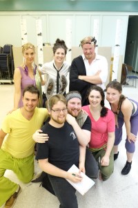 The cast and director of Bottome's Dreame.